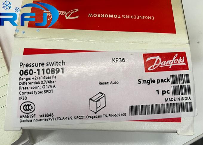 KP36 Серия 060-110891 Danfoss Части для охлаждения переключателей давления 4