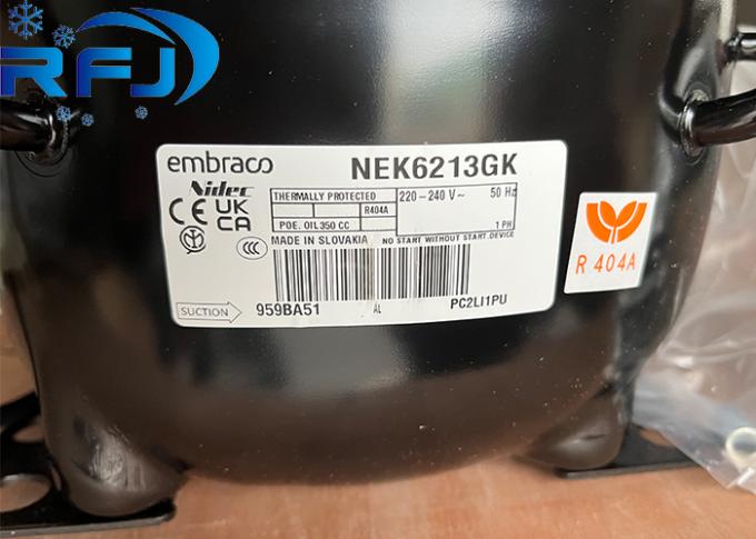 Компрессор Embraco NEK6213GK 220-240V 50Hz R404A для морозильной камеры 6