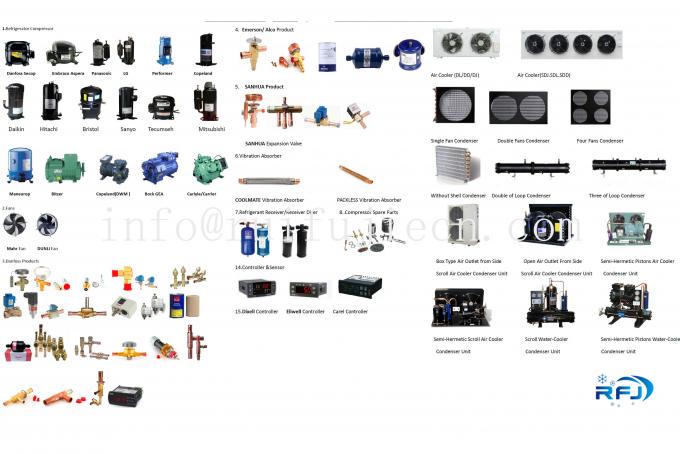 R407 230V 3HP Бристоль Reciprocating компрессор H22J383DBLAP 3