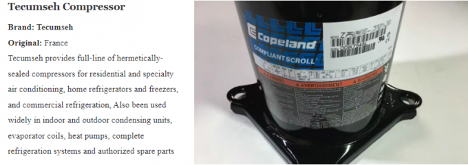 Copeland ZR94KCE-TFD-522 ZR Series Scroll Compressor 8HP High-Level Efficiency 3 Phase