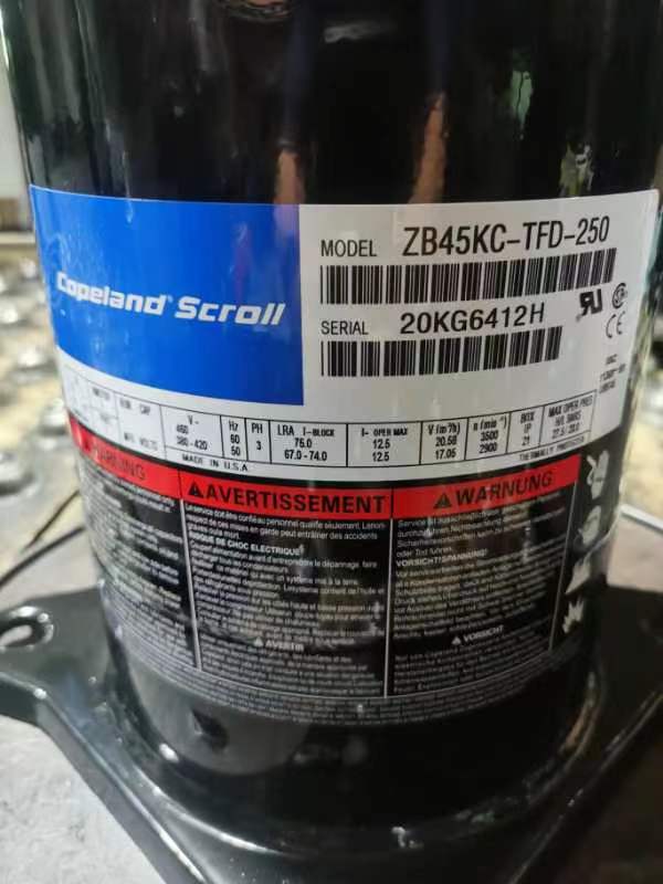 Компрессор кондиционера серии компрессора ZP144KCE-TFD ZP переченя 12HP Copeland 2