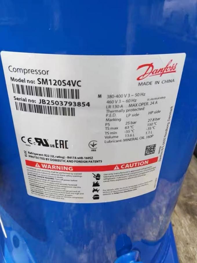 Совершитель SY300A4CBB компрессора переченя 25HP 267000 BTU Danfoss перечисляет компрессор AC 2