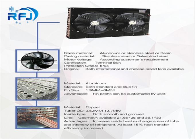 Воздух рефрижерации охладил комнату тома воздуха конденсатора ФНХ-6.0 7000м3/х холодную применимую 0