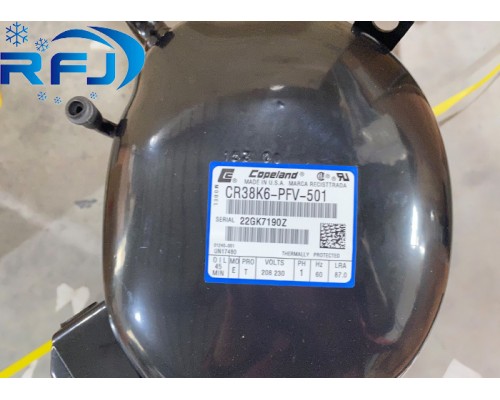 Рефрижераторный компрессор Copeland CR38K6-PFV-501 208/230V 60Hz 1 фазы Рефрижераторный компрессор Copeland CR38K6-PFV-501 208/230V 60Hz 1 фазы