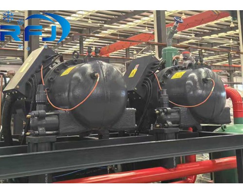Винтовой тип Hanbell LT-S-55/25 Двухступенчатый компрессор с максимальным непрерывным током 245A Винтовой тип Hanbell LT-S-55/25 Двухступенчатый компрессор с максимальным непрерывным током 245A