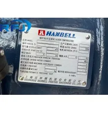 Свинцовый компрессор Hanbell RC-2-300B-W 67HP для холодильной промышленности